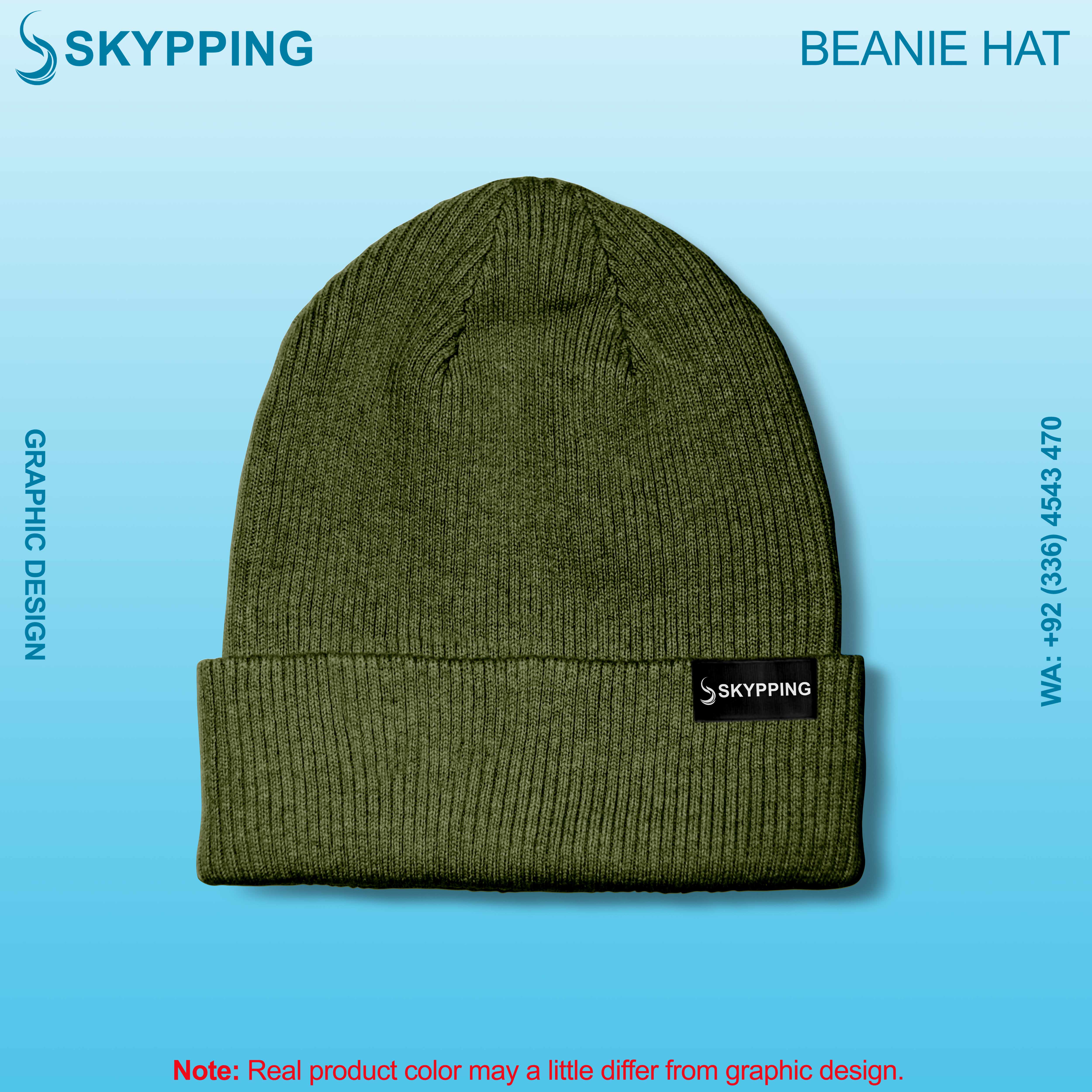 Beanie Hat with Label